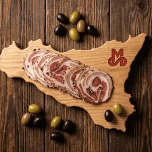 Pancetta — salume siciliano · MonteSoprano