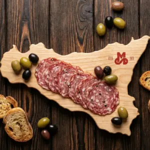 Salsiccia Asciutta — salume siciliano · MonteSoprano